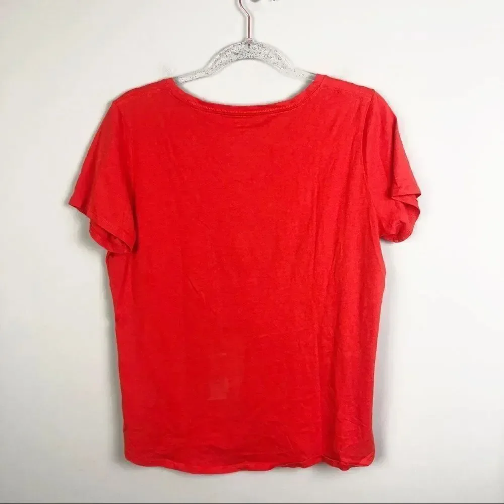 OLD NAVY | Fiesta Like There’s No Mañana Graphic Tee Orange Women’s Size Medium